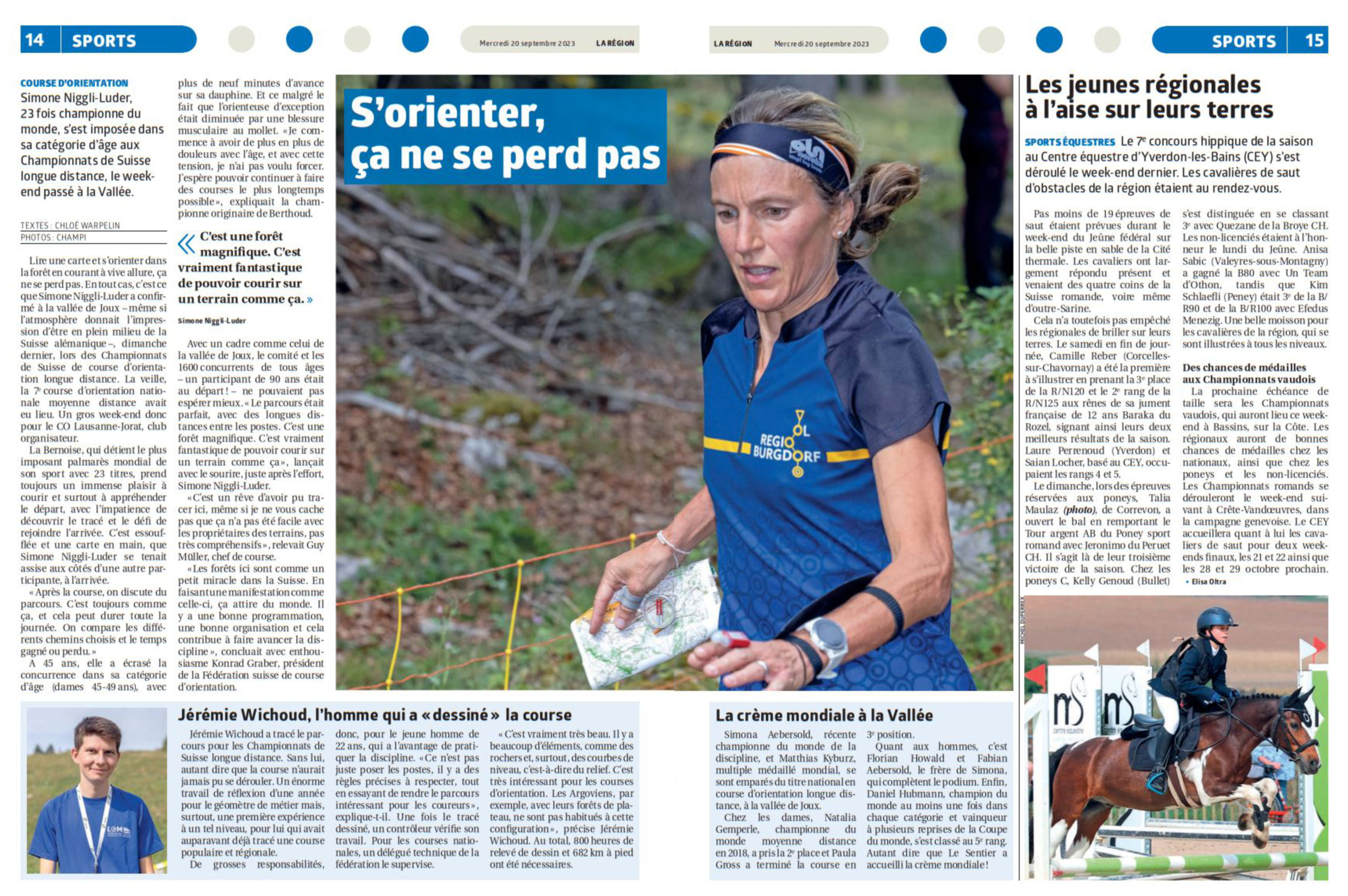 La Région Nord Vaudois édition du 20.9.2023