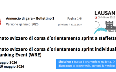 Pubblicazione dell’annuncio di gara